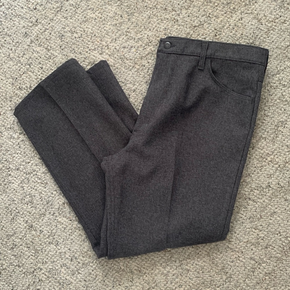 Vintage Wrangler brown polyester western dress pants Size 40x30